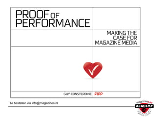 Te bestellen via info@magazines.nl
 