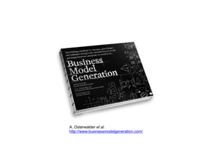 A. Osterwalder et al.
http://www.businessmodelgeneration.com/
 