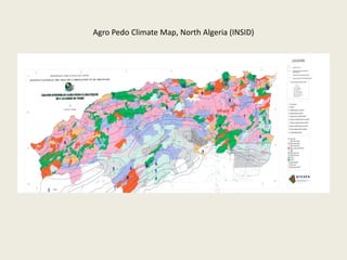 Agro Pedo Climate Map, North Algeria (INSID)
 