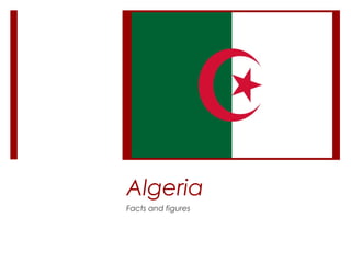 Algeria
Facts and figures
 
