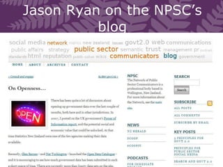 Jason Ryan on the NPSC’s blog 