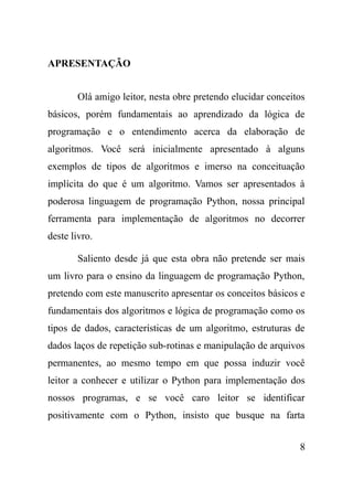 Algoritmos e lógica de programação com Python | PDF