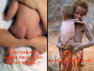 TE INCOMODA A SOBRE PROTEÇÃO DE SEUS PAIS...? ELES NÃO TEM PAIS! 