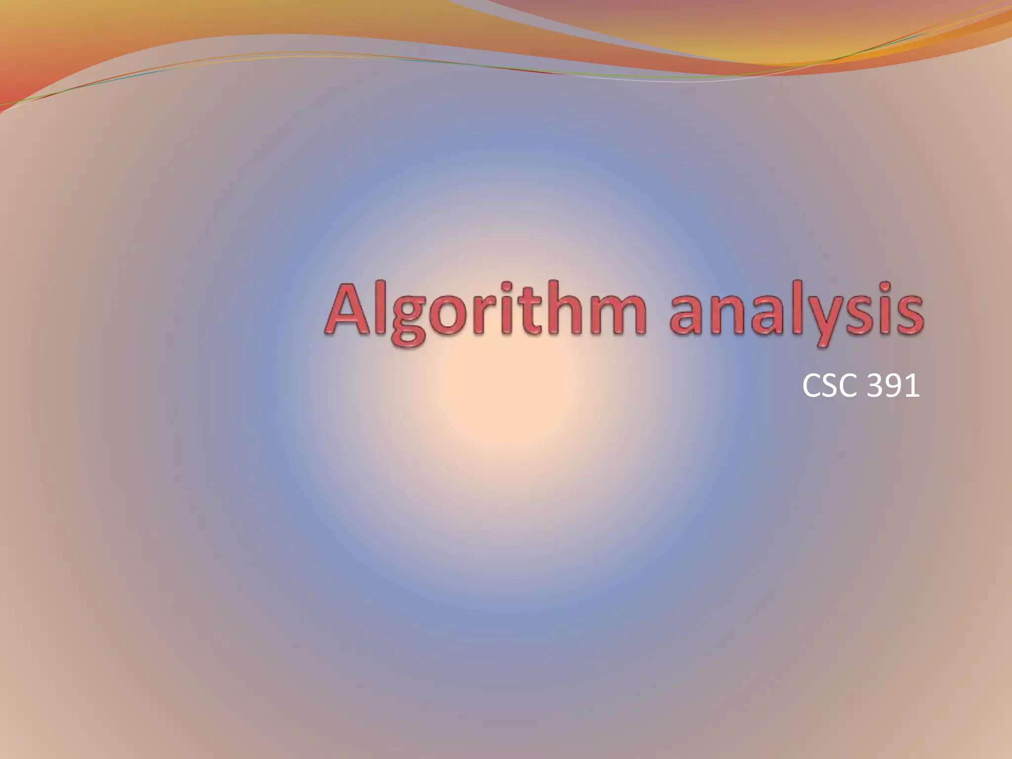 CSC 391