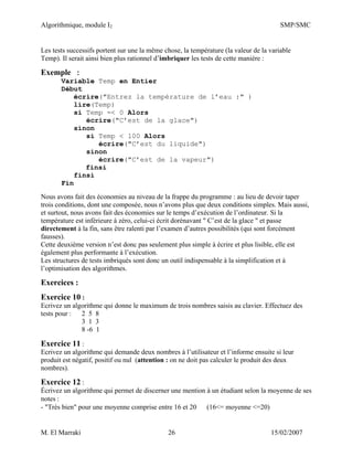 cours Algorithmique SMP-SMC s2 by coursedu.blogspot.com
