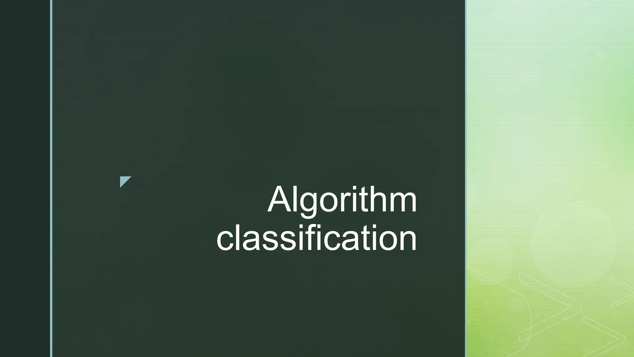 algo classification.pptx