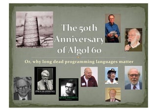 Algol60 | PPT