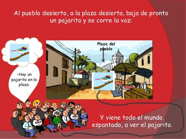 Algo muy grave va a suceder en este pueblo. versión animada