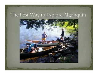 Algonquin with notes