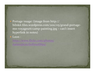 Algonquin with notes