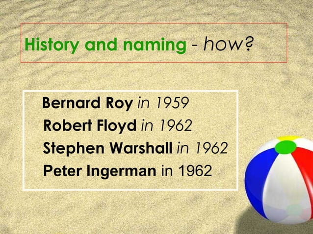 Floyd Warshall Algorithm | PPT