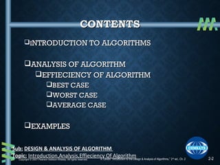 Analysis of Algorithms | PPT