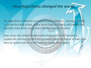 Algoritham Infographics | PPT