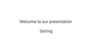 Sorting Algorithm | PPT