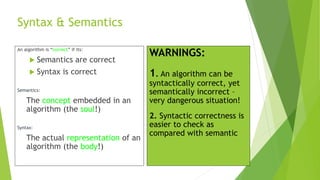 Algorithm and flowchart with pseudo code | PPT