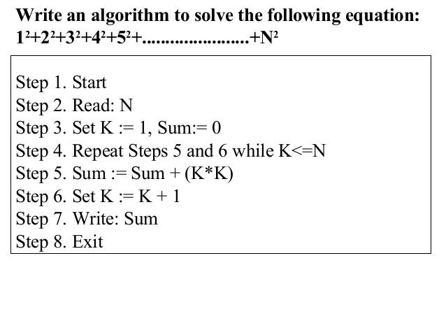 Algorithm