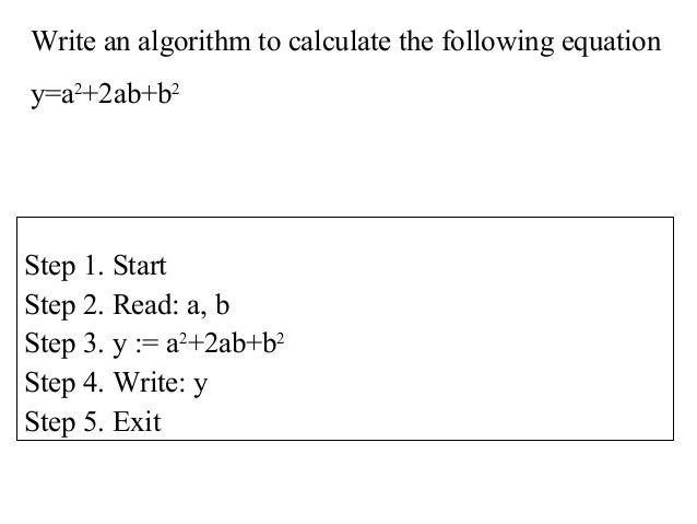 Algorithm