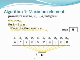 Introduction to algorithm, analysis of algorithm, | PPTX
