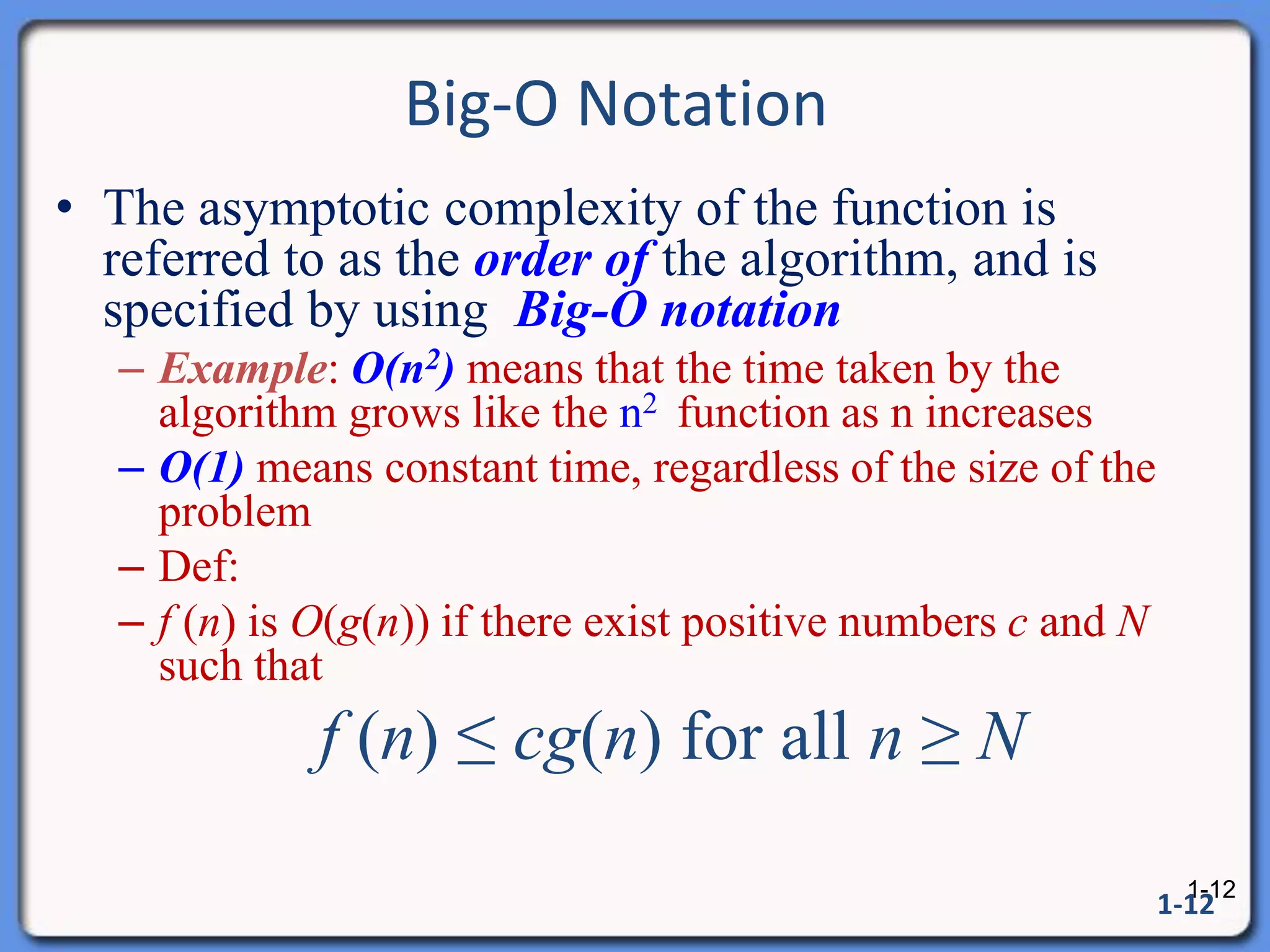 Algorithm analysis | PPT