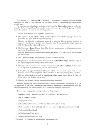 Algorithm2e package for Latex | PDF