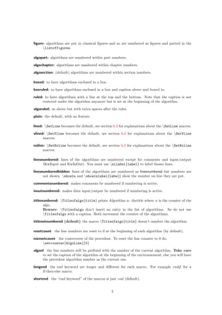 Algorithm2e package for Latex | PDF
