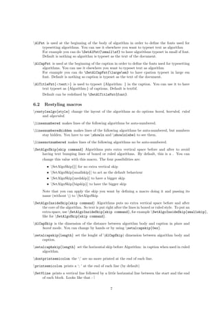 Algorithm2e package for Latex | PDF