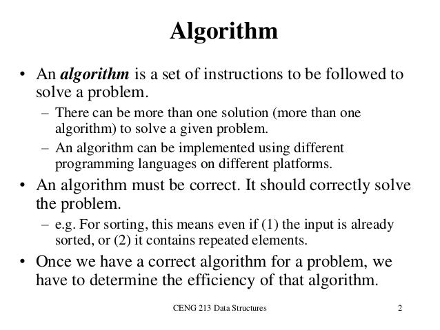 Algorithm analysis