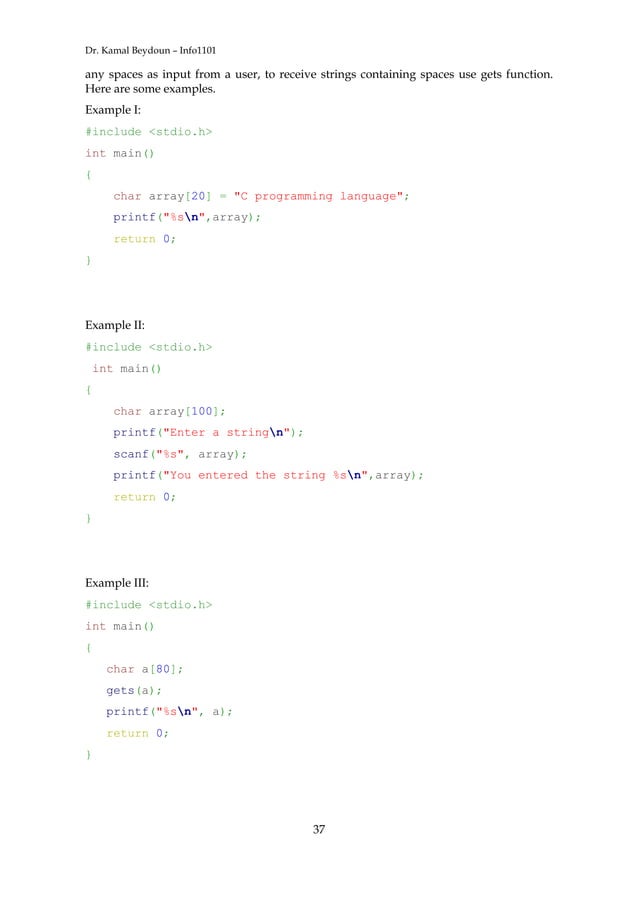 Algorithm and c language | PDF