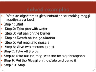Algorithm and flowchart | PPTX