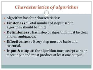 Algorithm and flowchart | PPT
