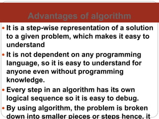 Algorithm and flowchart | PPTX