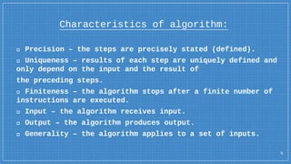 Algorithm and flowchart | PPT