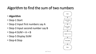 Algorithm and flowchart | PPT