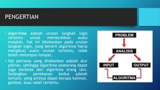 Algoritma pemrograman (alpro) | PPT
