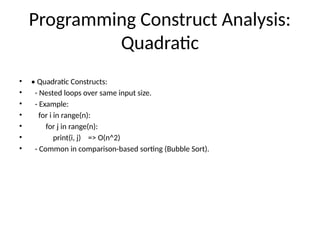Comprehensive Guide to Algorithm Complexity and Design Strategies | PPTX