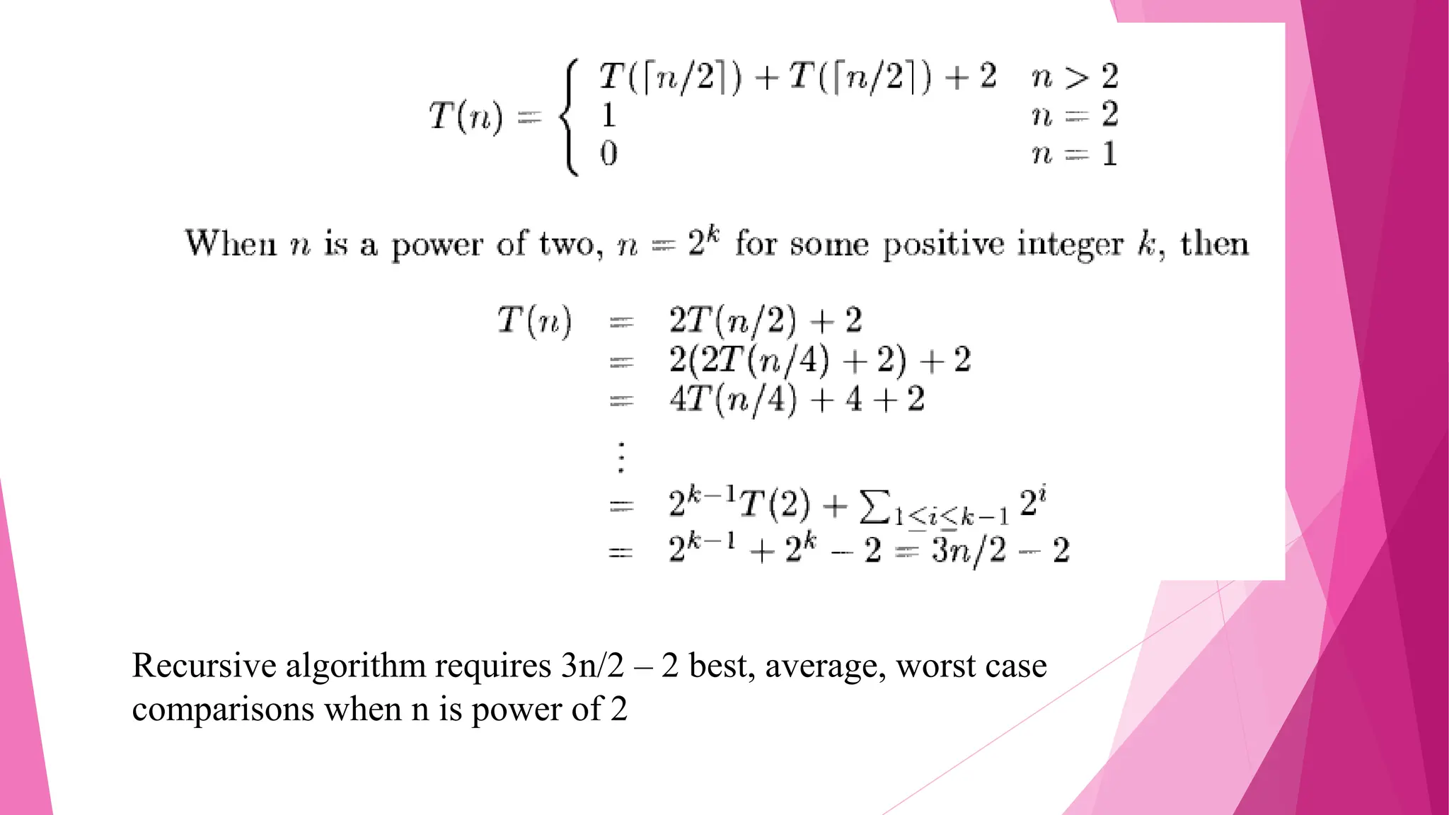 Algorithm Design Techiques, divide and conquer | PPT