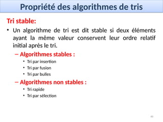 Algorithmes de tri (selection, insertion, ...).pptx
