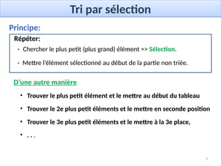 Algorithmes de tri (selection, insertion, ...).pptx