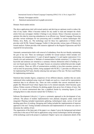 ALGORITHM FOR TEXT TO GRAPH CONVERSION | PDF