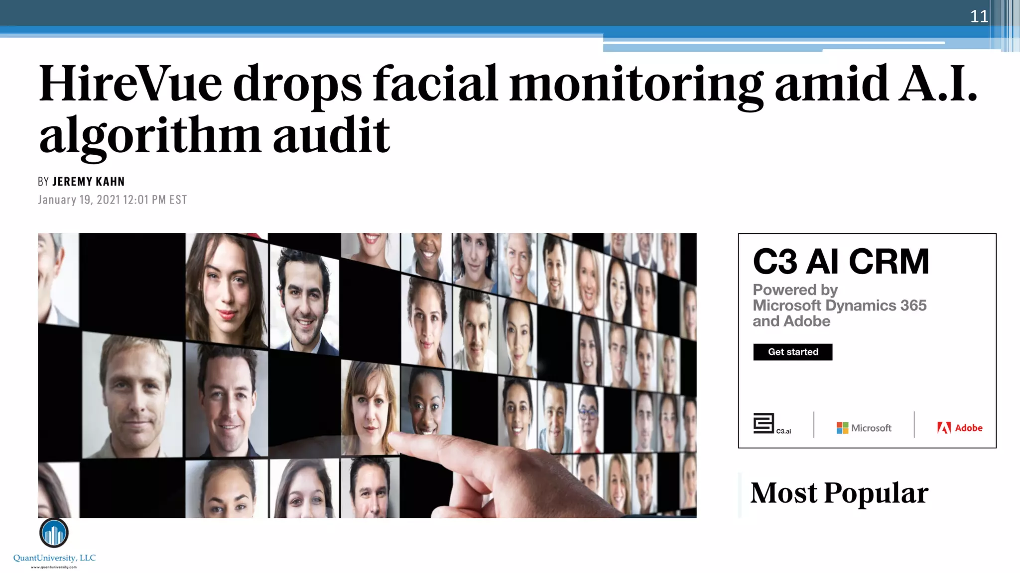 11
Algorithm Audits in the news
 