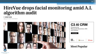 12
Algorithm Audits in the news
 