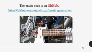 Algorithmic music generation | PPTX