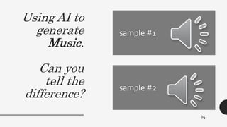 Algorithmic music generation | PPTX