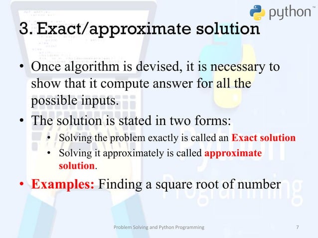 Algorithmic problem solving | PPT