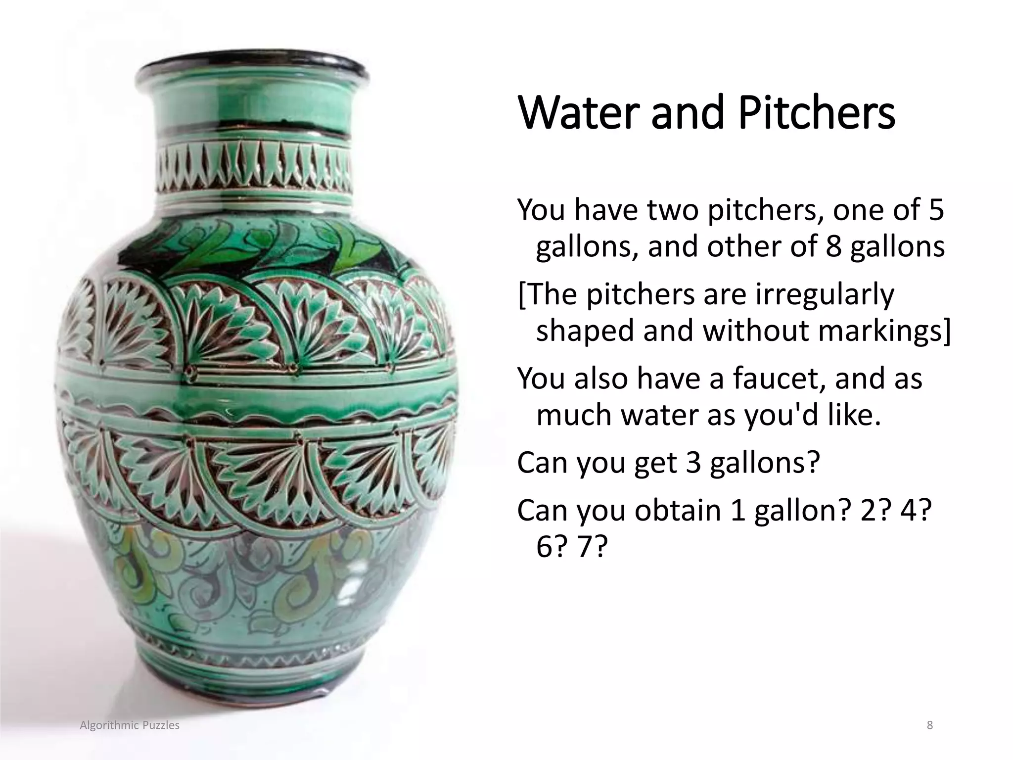 Algorithmic Puzzles | PPT