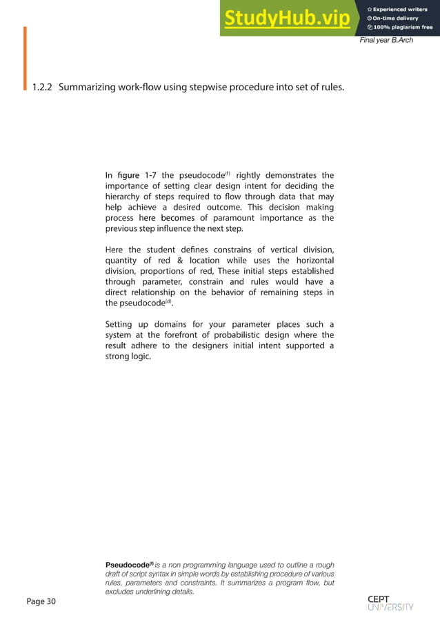 ALGORITHMIC THINKING-A PARAMETRIC APPROACH TO PROBLEM SOLVING. | PDF