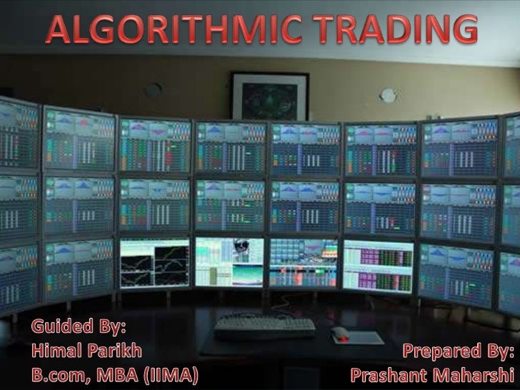 Algorithmic trading system
