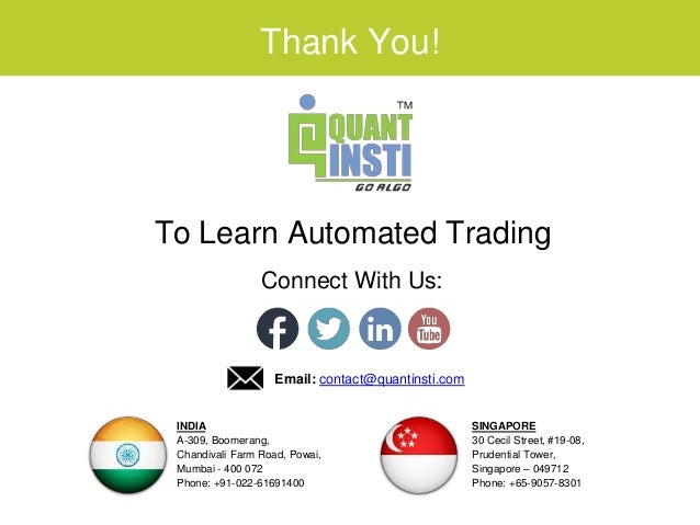 Symphony's presto algo trading system