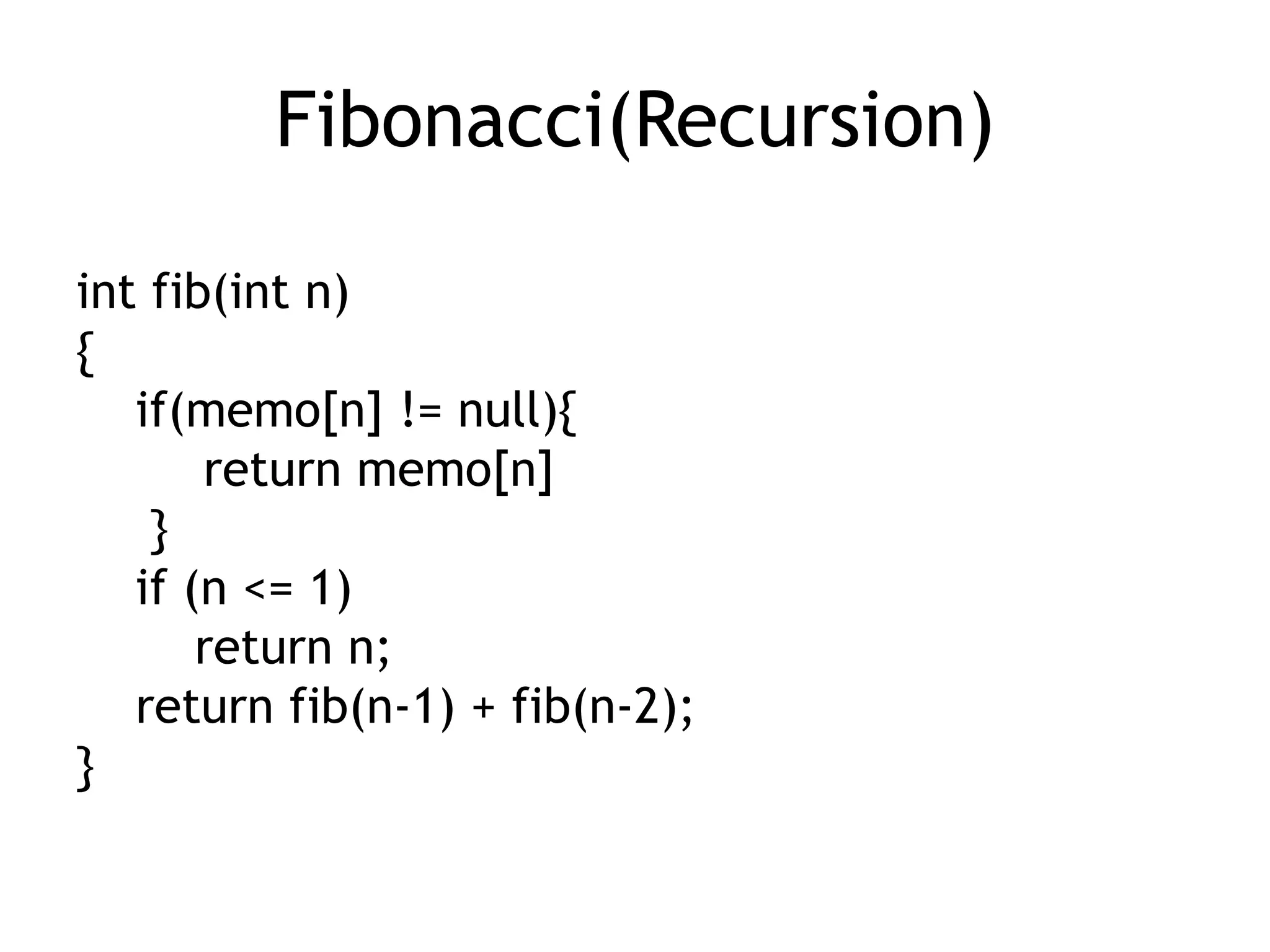 Algorithm lecture Dynamic programming | PPT