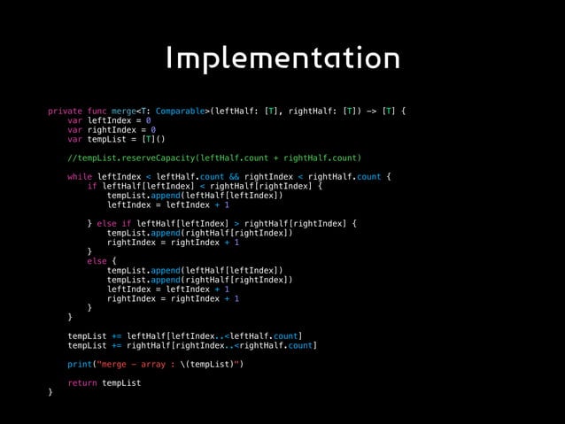 [Algorithm] Merge Sort | PPT